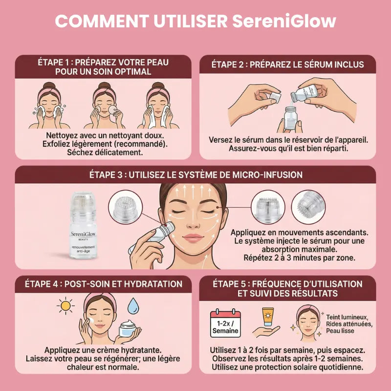 Système de micro infusion sereniGlow